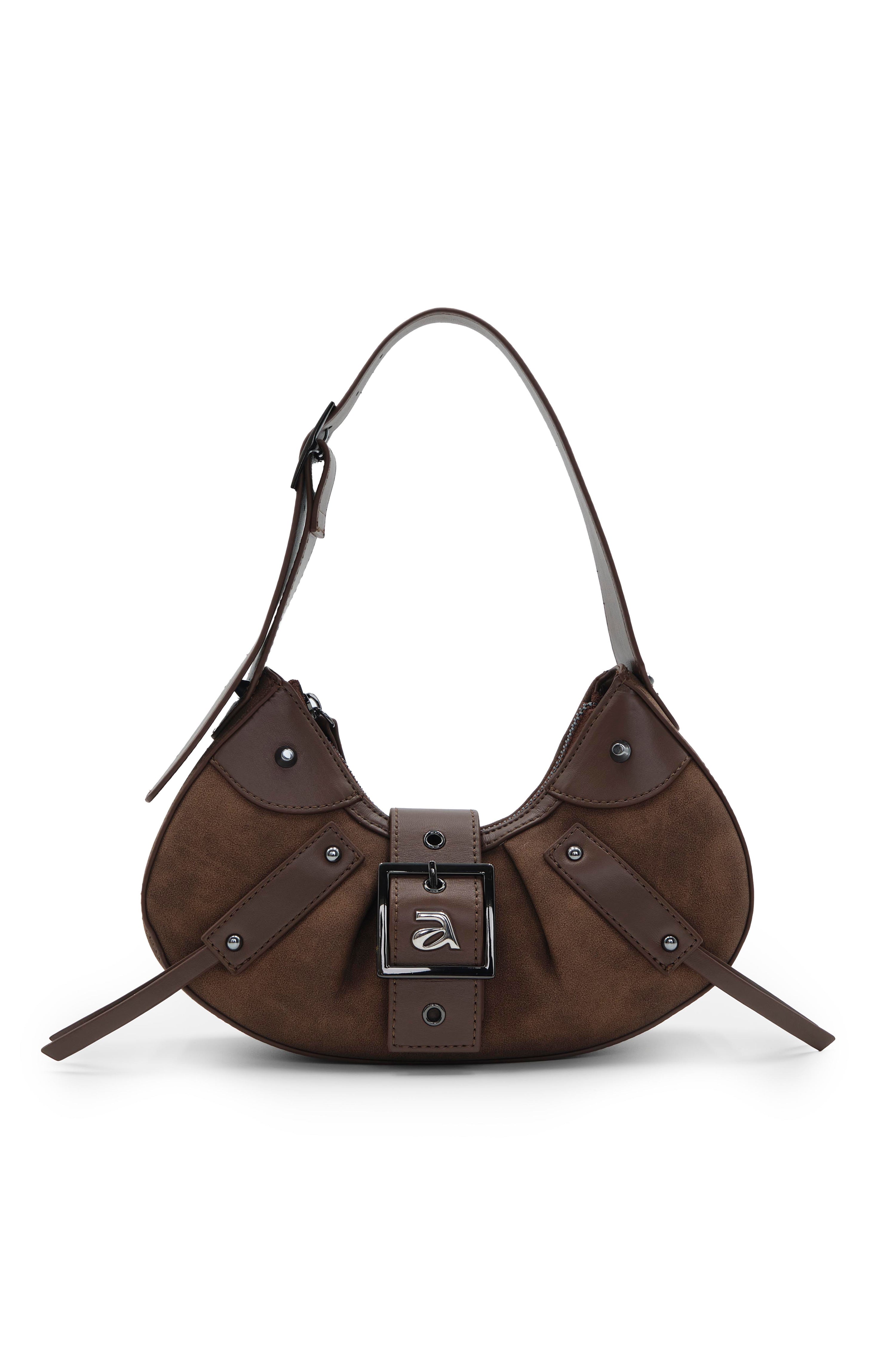 Ange Rusty Chocolate Mini Shoulder Bag